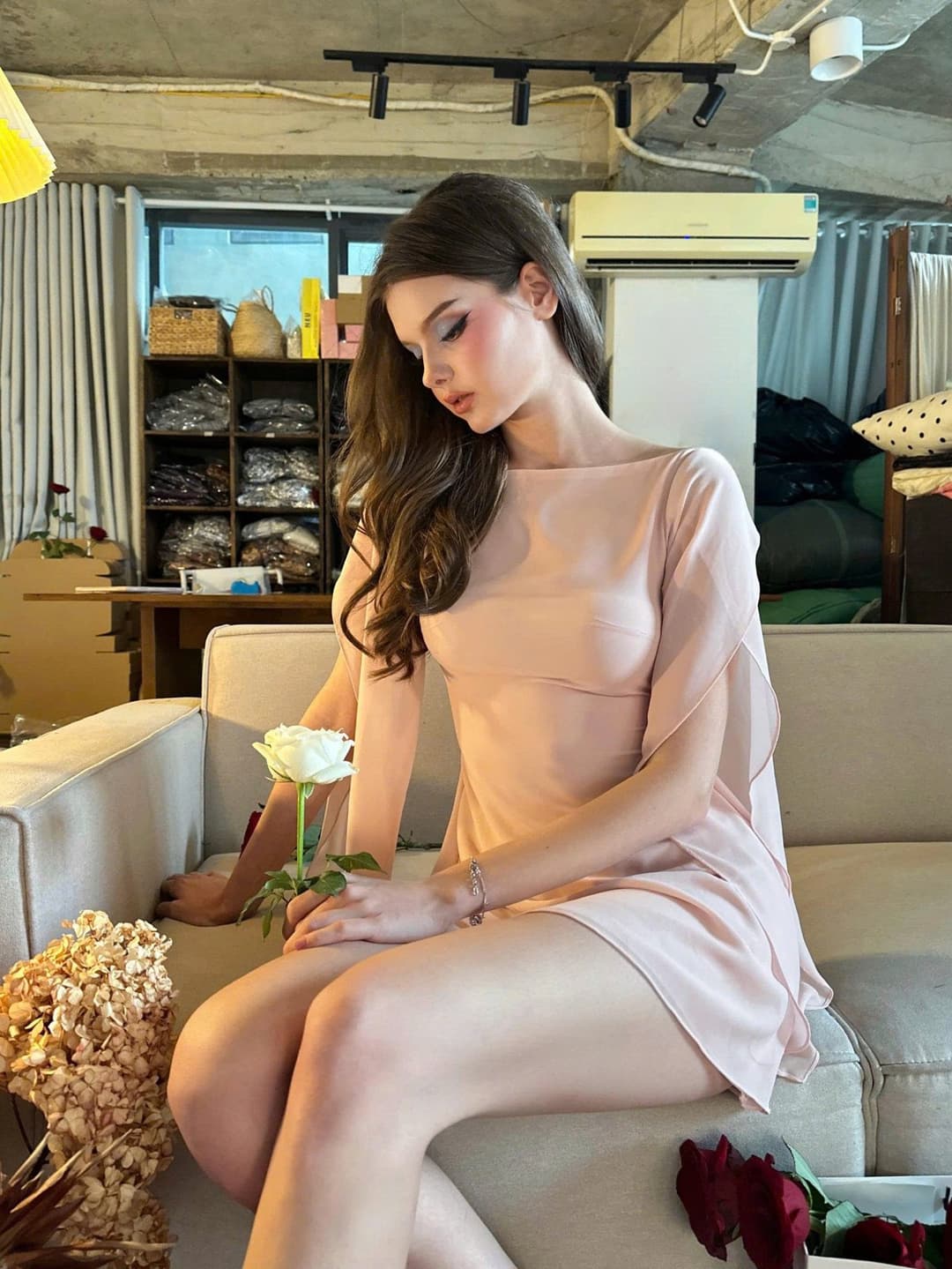 Rosy Dress