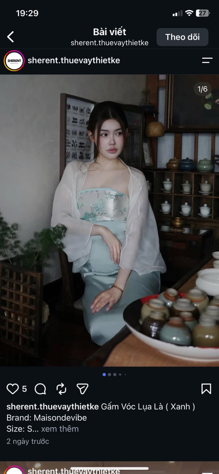 Gấm vóc lụa là (Xanh)