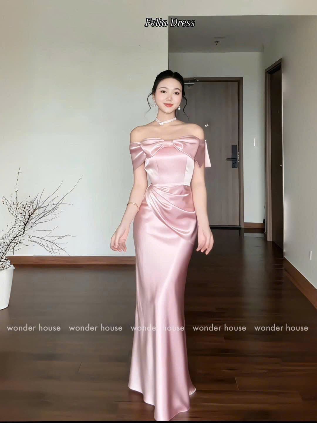 Felia Dress Hồng S
