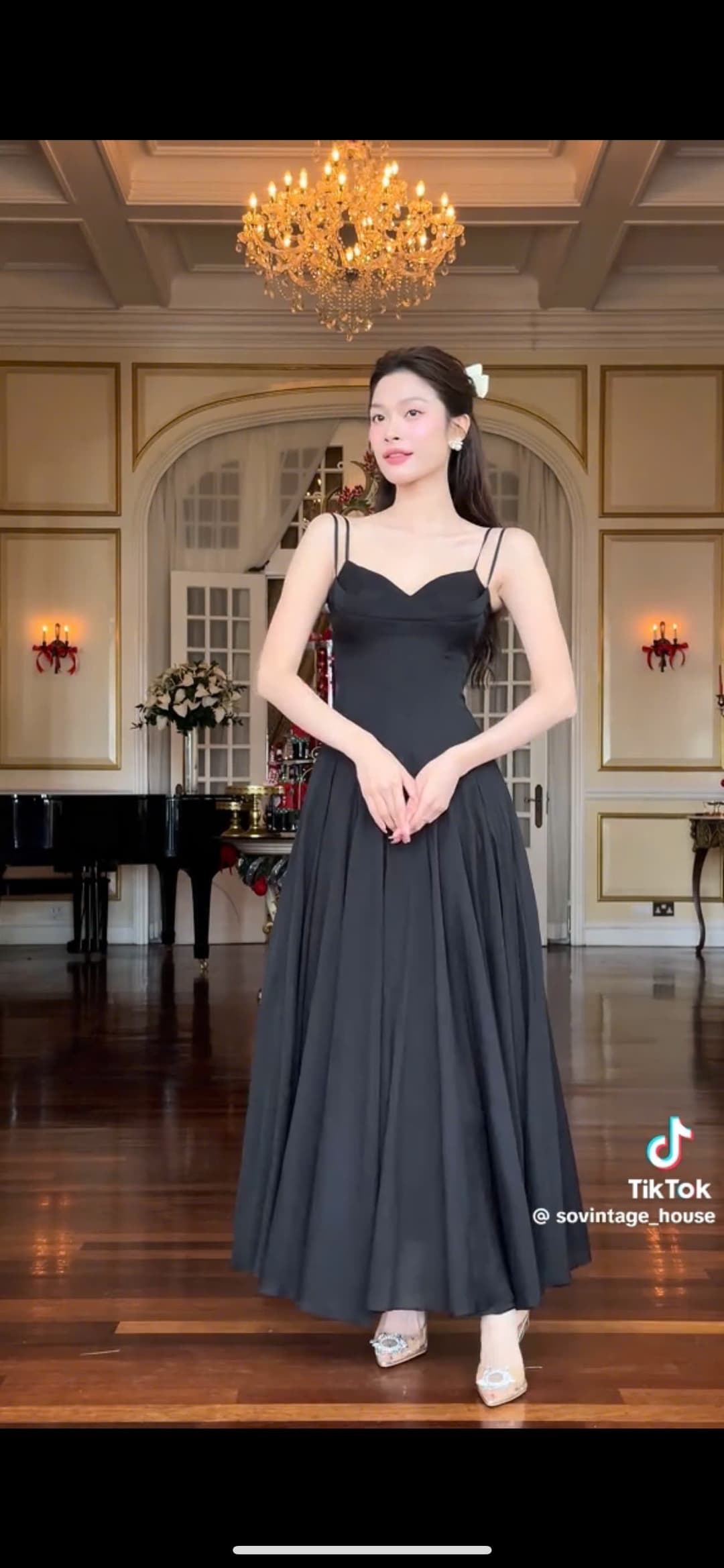 Indy dress L (đen)