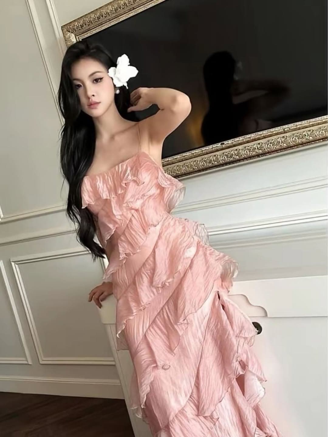 Isabella dress hồng